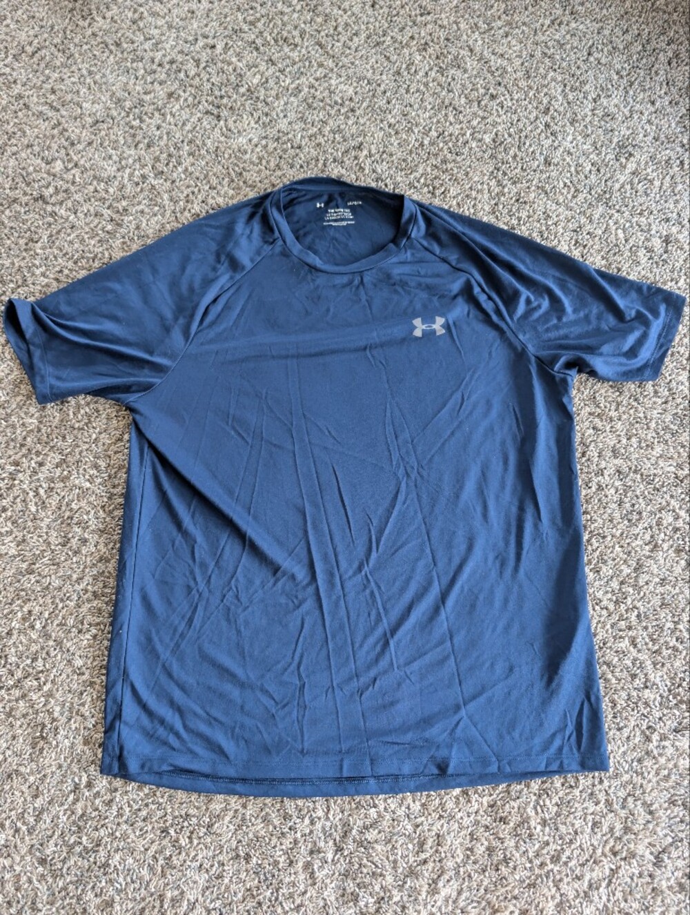 Under Armour Men’s Navy Performance Short Sleeve Shirt